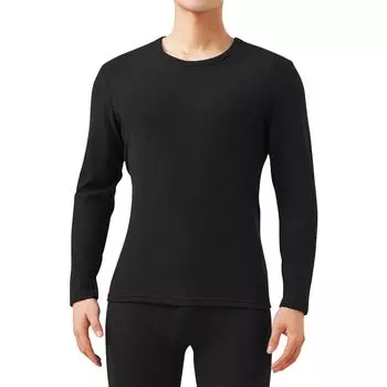 Зимний внутренний термобелье верх и низ Теплый и удобный зимний базовый комплект для холодной погоды Длинный круглый 2XL [Up2Fantasy] Комплект, Слой, Одежда, Толстый, Рукав,