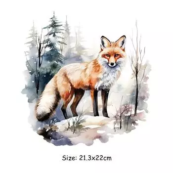 Зимний волк на заказ нашивка Htv для футболки Diy Parches Ropa Heat Press аппликация толстовки с капюшоном наклейки для одежды нашивки с термоклеем