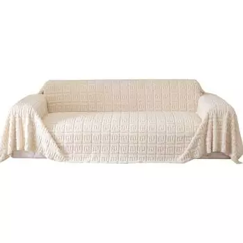 Зимний высококачественный плюшевый чехол для дивана, ткань для сохранения тепла, теплое всеобъемлющее универсальное полотенце для дивана, простая современная подушка 180*130cm