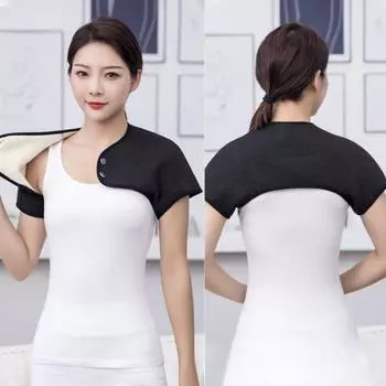 Зимний жилет с застежкой на пуговицы, облегчение боли, термоунисекс, двухслойный мягкий жилет, уход за здоровьем L