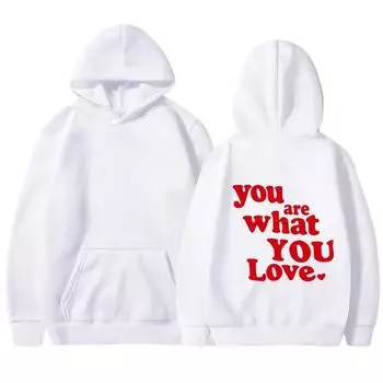 Зимняя бархатная толстовка с капюшоном Wish You Were Here с принтом букв Повседневная толстовка с капюшоном Карман S белый