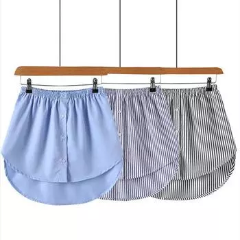 Зимняя базовая юбка с искусственным подолом, женская белая, черная складная базовая юбка-свитер S