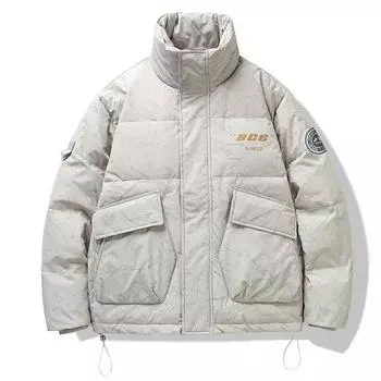 Зимняя белая утиная пуховая мужская куртка-пуховик, повседневная модная мужская куртка-туловка, теплая утолщенная мужская куртка-пуховик M хаки