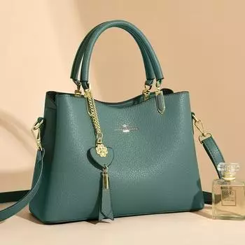 Зимняя большая вместительная женская сумка мода отправить мать леди сумка-мессенджер сумка чёрный