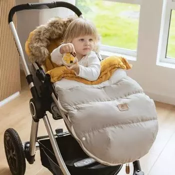 Зимняя детская коляска 0-36 месяцев ветрозащитный теплый конверт для универсальной детской коляски для путешествий на открытом воздухе аксессуары для детской коляски чёрный