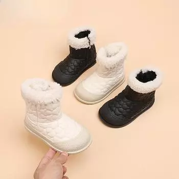 Зимняя детская мягкая и толстая теплая хлопковая обувь 26