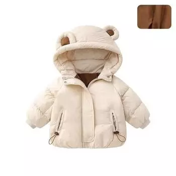 Зимняя детская стеганая куртка для девочек, утолщенная, для младенцев и маленьких детей 120cm