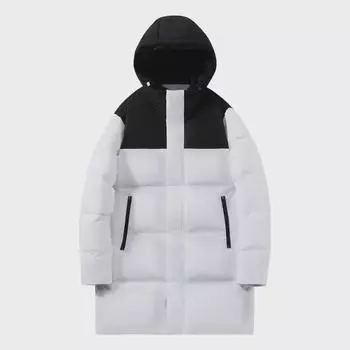 Зимняя длинная пуховая куртка Beijia: Новый модный стиль, защищающий от холода и сохраняющий тепло. 2XL