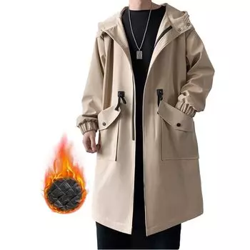 Зимняя длинная теплая Melton Chester Cold Long [Candy Kiosk] Мужская одежда, пальто, наполнитель, пальто, ветровка, свободного покроя, свободная, однотонная, защита,