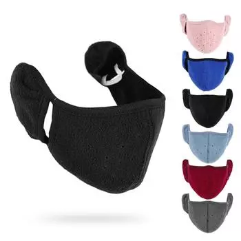 Зимняя дышащая утолщенная теплая защитная маска для ушей