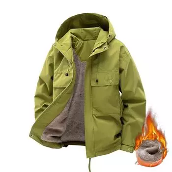 Зимняя флисовая куртка для походов, мужская ветрозащитная водонепроницаемая ветровка для активного отдыха, женские толстые теплые шерстяные пальто, зимнее пальто для мужчин S фиолетовый