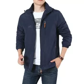 Зимняя флисовая мужская куртка, мужская трендовая теплая мужская верхняя одежда, куртка для спорта на открытом воздухе, повседневная мужская одежда M хаки