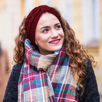 Зимняя флисовая повязка на голову, однотонная, с перекрученной текстурой, утолщенная, теплая, эластичная, удобная, вязаная, утепленная повязка на голову