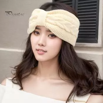 Зимняя флисовая повязка на голову, однотонная, с перекрученной текстурой, утолщенная, теплая, эластичная, удобная, вязаная, утепленная повязка на голову