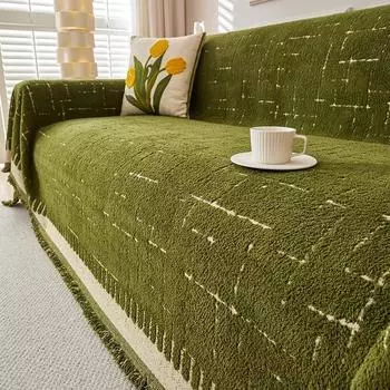 Зимняя гостиная нескользящая теплая толстая плюшевая подушка для дивана чехлы для дивана чехлы для дивана чехлы для дивана 70X70cm 1pc