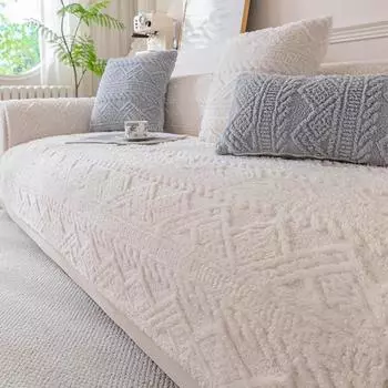 Зимняя гостиная нескользящая теплая толстая плюшевая подушка для дивана чехлы для дивана чехлы для дивана коврики для дивана 70X70cm 1pc