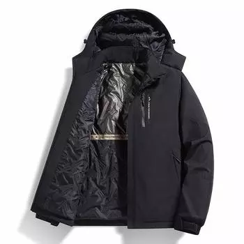 Зимняя графеновая внутренняя куртка штурмовика, хлопковая куртка, теплая и толстая, ветрозащитная и морозостойкая куртка для альпинизма на открытом воздухе XXXXXL