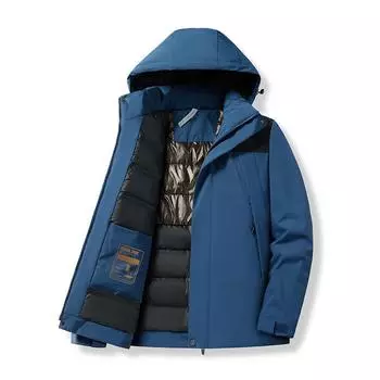 Зимняя хлопковая куртка черного золота с сохранением тепла, водонепроницаемая и утолщенная хлопковая куртка M