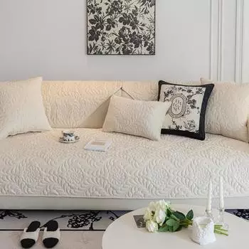 Зимняя хрустальная бархатная диванная подушка, новая легкая французская кремовая подушка в стиле тканевая кожаная диванная подушка 70*70