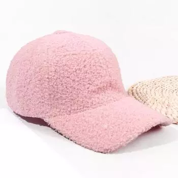 Зимняя кепка Skin-Touch, регулируемая шикарная женская бейсболка с хвостиком коричневый