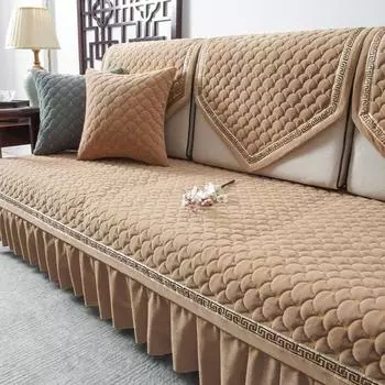 Зимняя китайская диванная подушка утолщенная нескользящая наволочка Four Seasons универсальная мебель из цельного дерева палисандровое плюшевое покрывало 80*60cm