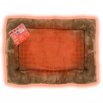 Зимняя кошачья подстилка Pet Warm Теплая структура Nano Тепловая удерживающая подстилка Cat Dog Cat Теплая собака Pet Pet Pet Pet Chewy 3D Grain Antibacterial and Odor Brown Dog/Cat коричневый