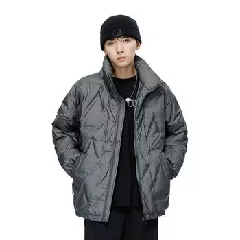 Зимняя куртка Fat Plus Plus Plus размера Casual Men s Down, Зимняя толстая куртка Plus Velvet Men s Down 8XL белый