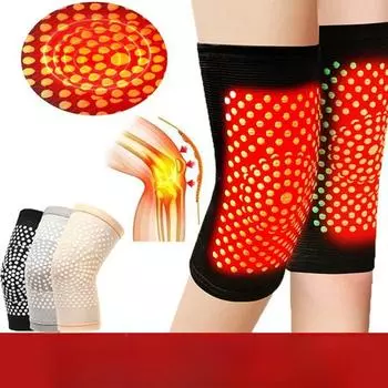 Зимняя лихорадка наколенники теплые мужские и женские старые холодные суставы ног противовоспалительные холодные защитные краски наколенники из чистого хлопка бежевый