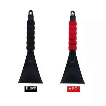 Зимняя лопата для чистки снега автомобиля: Многофункциональная щетка и скребок для снега красный