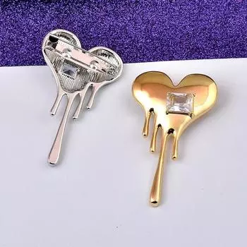 Зимняя любовь, высококачественная изысканная брошь из сплава, модный дизайн, булавка для костюма
