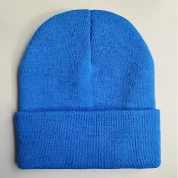 Зимняя лыжная шапка, новая вязаная шапка, милая шапка для мальчиков и девочек, осенняя женская теплая шапка, мужская повседневная шапка, шапка-бини One Size чёрный