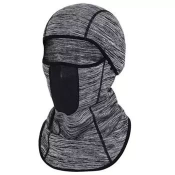 Зимняя маска для езды на велосипеде с капюшоном, ветрозащитная маска для защиты от холода и холода, теплая маска для лица на открытом воздухе One Size