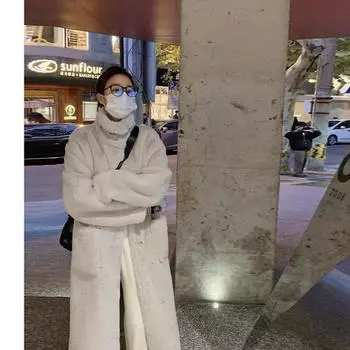 Зимняя меховая куртка-комбинезон Женская меховая шуба из норки средней и длинной длины с воротником-стойкой и термошубой выше колена Одежда S бежевый