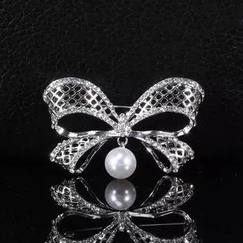 Зимняя Милая Нежная Брошь-Бант Винтажная Нежная Вырезная Корсажная Пальто Аксессуары