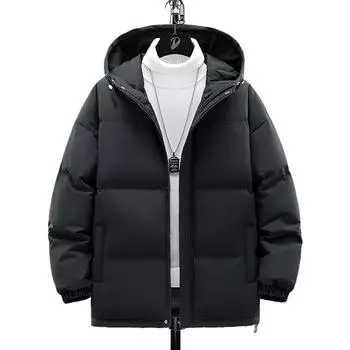 Зимняя мода универсальная мужская повседневная свободная универсальная плотная куртка 8XL