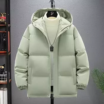 Зимняя мода универсальная мужская повседневная свободная универсальная плотная куртка L