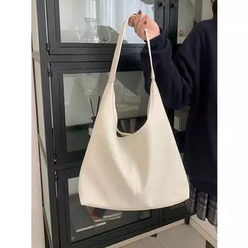 Зимняя мода женские сумки через плечо из твида мягкие сумки через плечо сумки-тоуты большой вместимости модные рабочие сумки-хобо винтажные сумки чёрный