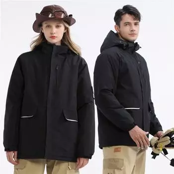 Зимняя модная куртка Parker Velvet Cotton, термокуртка, водонепроницаемая и морозостойкая рабочая одежда, куртка штурмовика для походов M