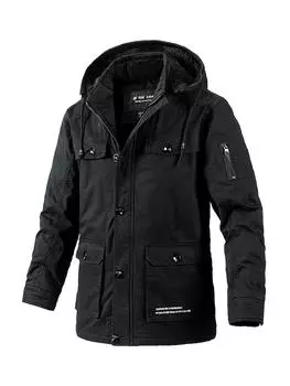 Зимняя молодежная куртка с хлопковой подкладкой, мужская куртка средней длины, тонкая, стираная, с хлопковой подкладкой, плотное пальто, куртка с хлопковой подкладкой, тренд, инструменты M