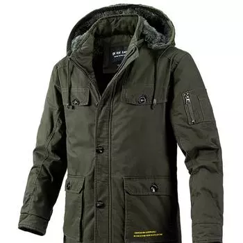 Зимняя молодежная куртка с хлопковой подкладкой, мужская куртка средней длины, тонкая, стираная, с хлопковой подкладкой, плотное пальто, куртка с хлопковой подкладкой, тренд, инструменты M