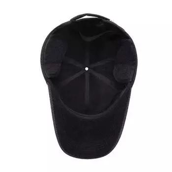 Зимняя мужская бархатная утолщенная бейсболка для защиты ушей для людей среднего и пожилого возраста, повседневная модная термохлопковая шапка Adjustable серый