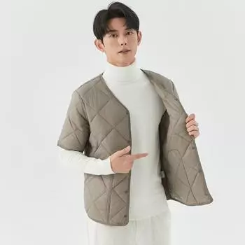 Зимняя мужская двусторонняя легкая теплая домашняя хлопковая рубашка с коротким рукавом, удобная стильная, сохраняющая тепло мужская хлопковая одежда, топ 2455 M