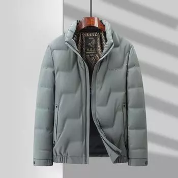 Зимняя мужская графеновая куртка-пуховик, модная повседневная молодежная куртка-пуховик 170 чёрный