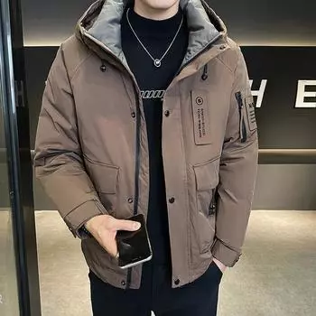 Зимняя мужская куртка-пуховик для активного отдыха в горах, для спорта и отдыха, теплая зимняя куртка M