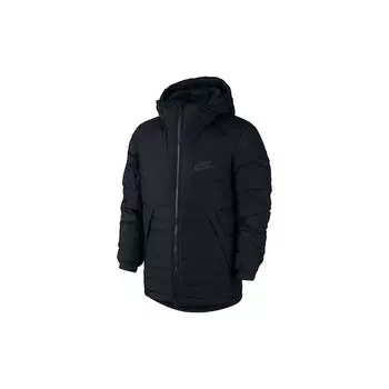 Зимняя мужская куртка с капюшоном Nike NSW Down Fill, черная 806862-010 S