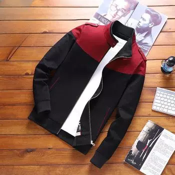 Зимняя мужская куртка Slim Fit флисовая утолщенная куртка бейсбольная майка повседневная куртка мужская одежда M