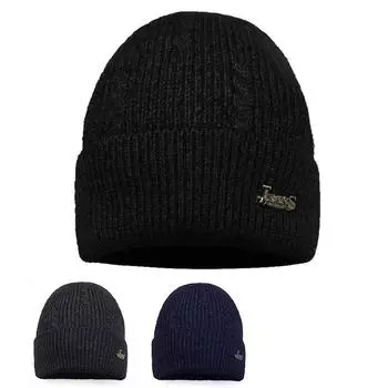 Зимняя мужская лыжная шапка, теплая и бархатная утолщенная шерстяная шапка для мужчин и женщин на улице, утолщенная теплая шапка, холодная шапка One Size