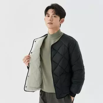 Зимняя мужская студенческая утолщенная и увеличенная утолщенная и подбитая теплая хлопковая одежда с длинными рукавами мужская хлопковая одежда топы 2333 M