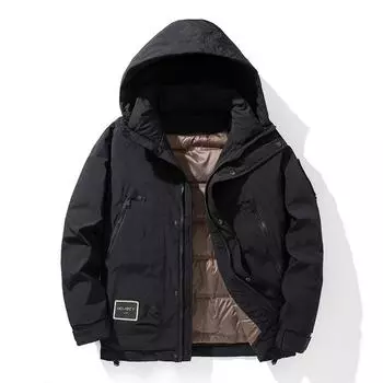 Зимняя мужская свободная куртка с капюшоном для походов на свежем воздухе и альпинизма, ветрозащитная, теплая, дышащая и штурмовая куртка XXXXL