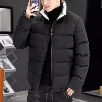 Зимняя мужская теплая куртка повседневная утепленная парка мужская зимняя куртка мужская теплое пальто мужской полный размер M-4XL M синий